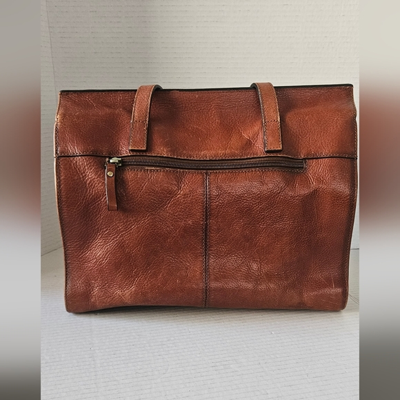 Banuce‎ Italian Vegetable Tanned Leather Satchel bag vintage - Picture 15 of 15